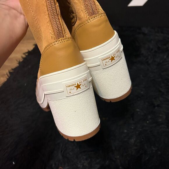 CONVERSE Chuck 70 De Luxe Heel XX Platform High 'Western' lace up boots shoes 7 - Picture 6 of 8